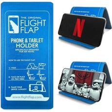 Flight Flap 비행기 태블릿 홀더 유연한 휴대폰 및 태블릿 홀더 엑스트라 라지 30.5x17.8cm(12x7인치) 책상 킨들 침대 비행기 기기용 접이식 휴대폰, Blue