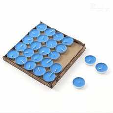 우깡몰 원형 티라이트 프로포즈초