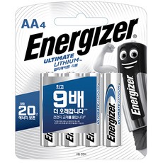 에너자이저 얼티메이트 리튬 건전지 AAA 4입, 1개
