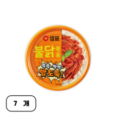 샘표 불닭볶음, 80g, 7개