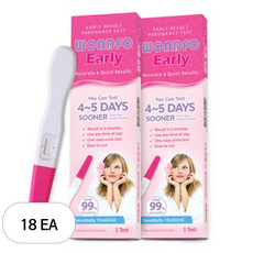 원포 얼리 임신테스트기, 1개입, 18개