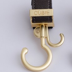 CÜBIE HOOK 多用途掛鉤 - 雙層固定升級版, 1個, 金掛鉤,黑色