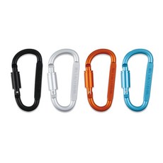 珠友 BU-03005 安全鎖登山扣-大, 1個, 03藍