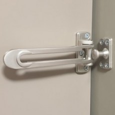 만물통 고급형 현관문 안전고리 골드, 니켈무광, 1개