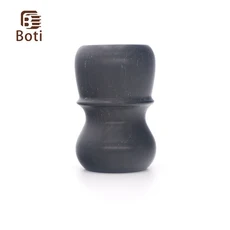 Boti 브러시 면도 맞춤형 키트 에보니 클래식 시리즈 나무 손잡이 수제 남성용 아침 청소, 08 25mm, 1개