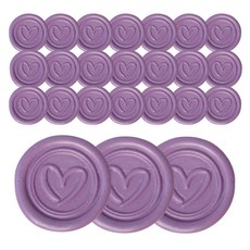 ROMANTIC NOVEMBER 封蠟貼紙, 封蠟貼紙24P紫羅蘭（心）