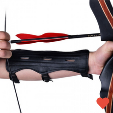 양궁 암가드 활줄 쓸림 방지 초보자 입문용 팔보호대 보호장비, 1개, 1good day 블랙(1P)