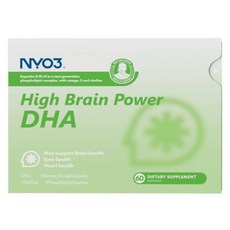 NYO3 하이 브레인 파워 DHA 소프트 젤, 1개, 60정