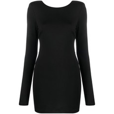 로테이트비르거크리스텐슨 오픈 백 미니 드레스