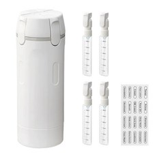 페리페페 디스펜서 4in1 여행용 공병 소분용기, 1개, 화이트