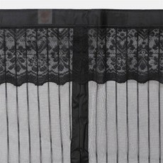 루리노트 방문모기장커튼자석 현관 자석 방충망 100x210cm 블랙
