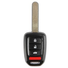 KeylessOption Key Fob 교체용 2016 2017 2018 2019 2020 혼다 어코드 시빅 키리스 엔트리 리모컨 4버튼 MLBHLIK6-1TA용, 1x