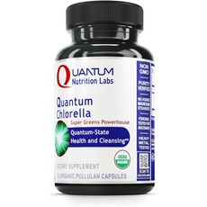 클로렐라 엽록소 피부 퀀텀 뉴트리션 랩 캡슐 여성 남성용 알 120가지, 알약/캡슐, 120정, 1개