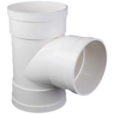 三通 排水管接頭 下水管件 等徑 50 75 110 160 200 250 315mm, 1個, 110三通