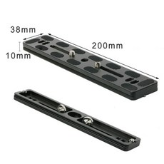 삼각대플레이트 카메라플레이트 퀵릴리즈 Dslr 카메라 플레이트 삼각대 퀵 릴리스 어댑터베이스 arca 스위스 용 마운트 benro 볼 헤드, 협력사, PU200, 1개