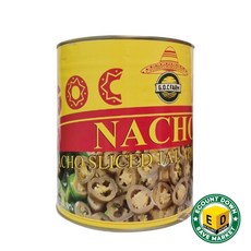 지오씨팜 나쵸 슬라이스 할라피뇨 페퍼스 3000g 3kg, 1개