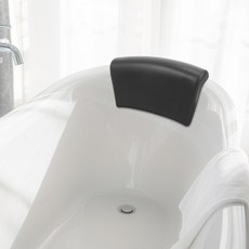 욕조용 목베개 미끄럼 방지 PU 소재 목욕 베개 목 머리 지지 흡착컵 안전한 욕조용 베개