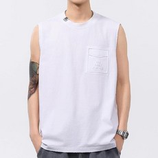 YYCL100 男款棉質夏季運動休閒背心