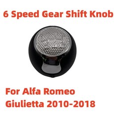 레버 시프터 스틱 핸드볼 기어 변속 노브 알파 로메오 줄리에타 차량용, 1개, 3. 6 Speed