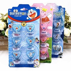 熱賣品 兒童印章學生可愛卡通小印章幼兒園禮物創意獎品學習用品禮品, 1個, 叮當,1排