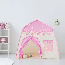 마켓비 INSIA 어린이텐트 핑크 어린이놀이터 조카선물 아기텐트, 블루, 1개