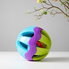 HM 방울 소리 아기공놀이 공굴리기, 블루, 1개