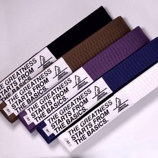 【神拳阿凱】Bacico 柔術浪人新款「砥礪」道帶 成人款 男女通用, 1個, 成人藍,A4