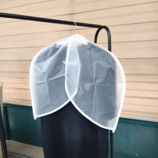 옷커버 하단개방형 PEVA 먼지 커버 반투명 의류커버, 1개, 1개입