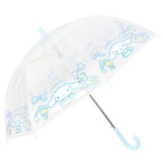 三麗鷗 兒童 女童 幼兒 POE圓頂型 滿版 透明雨傘
