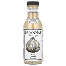 Briannas 홈 스타일 아시아고 시저 드레싱 355ml (12 온스), 1개