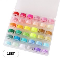 디어플레이스 나일론 매듭실 세트 팔찌 만들기, 1세트, 36색_0.8mm_세트A