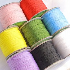 0.8mm매듭실11color 1M 레진 공예 재료 쪼만한마을, #옐로우