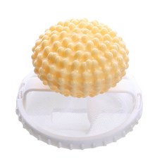 洗衣機過濾網袋 除毛器 清潔漂浮 洗衣球 去毛吸毛濾毛神器 洗衣袋, 黃色, 1個