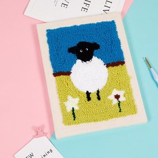 보람창고 액자형 펀치니들, 17.아기램, 1개