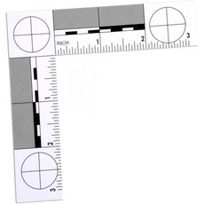 범죄 현장 사진 확대경 척도 2인치, No.2-인치