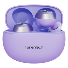 로랜텍 커널형 버즈 무선 블루투스이어폰 RSM-R510 퍼플 24시간 방수가능