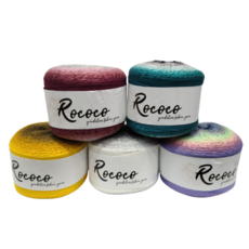 로코코/케이크 얀/대용량 그라데이션 뜨개실, 7004, 1개