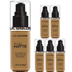 엘에이컬러즈 트룰리 매트 롱 웨어링 하이 피그먼트 파운데이션 40ml, 6개, CLM360 Cafe
