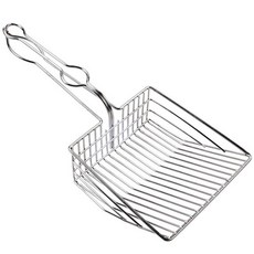 스틸 고양이 화장실삽 똥삽 배변용품 sky+757Tj