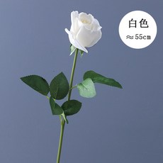 인공 보습 라텍스 발렌타인 5 장식 데이 꽃 웨딩 홈 장미 선물 터치 부케, White