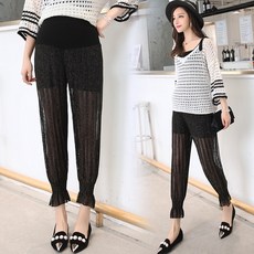 BabyShare時尚孕婦裝 彈力涼感孕婦托腹長褲 超級特價 孕婦褲 孕婦裝 KR2207A5R