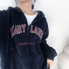 인조 양털 후드티 집업