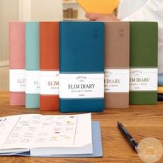 온빛마켓 2026 오피셜 슬림 먼슬리다이어리 2026월간다이어리, 워터블루