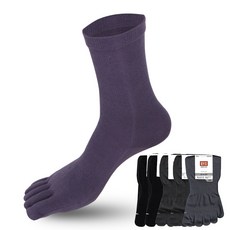 BYC 빅사이즈 왕발 남자 신사 발가락양말 5켤레