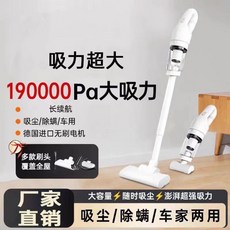 無線吸塵器 家用小型大吸力手持吸塵除蟎機, 雲朵白【隨手吸塵/吸毛/除蟎】無線便捷,【低配款】99000Pa小吸力/不推薦