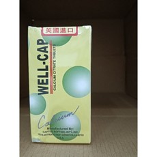 WELL-CAP 檸檬酸鈣, 1個, 威爾檸檬酸鈣,1-3罐（數量直接加）