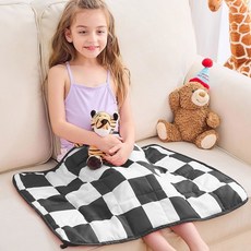 네스쿨 무게 담요 5파운드 냉각 무릎 회색 여행용 소형 던지기 세탁 가능 40 60파운드 36인치 x48인치