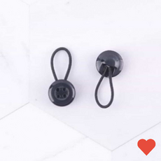 수예용품 연장 허리 늘리기 단추 사이즈조절 조절 바지, 01) 블랙, 상품 상세페이지 참조 (5657), 1개
