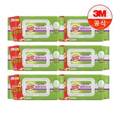 3M 물걸레 청소포 물걸레포 (표준형) 24매 - 6개입, 6개