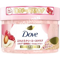 도브 스크럽 크리미스 일본 때비누 때필링 워시, 석류 시어 버터, 1